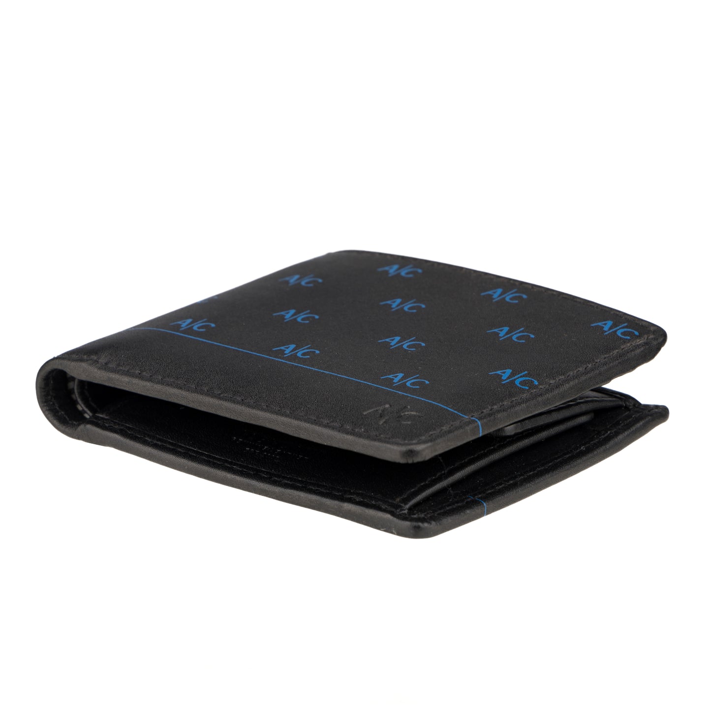 SLIM BILFOLD BRAND LOGO WALLET