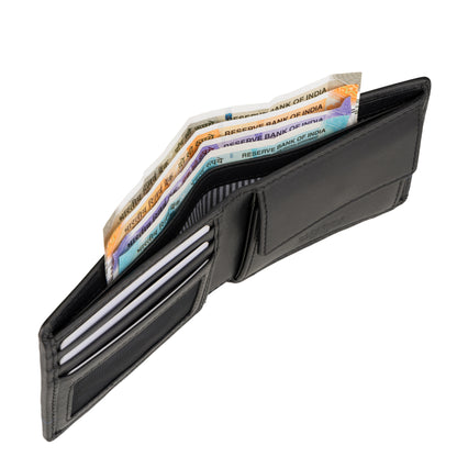 SLIM BILFOLD BRAND LOGO WALLET