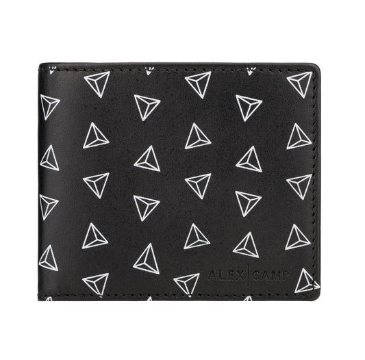 SLIM BILFOLD TRIANGLE PRINT