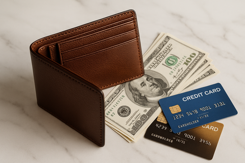 mens wallet of leather